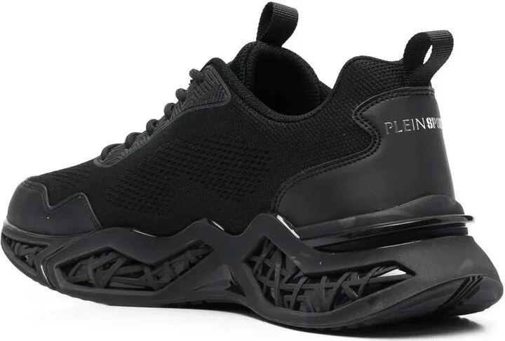 Panelled Lace-Up Sneakers - Image 3