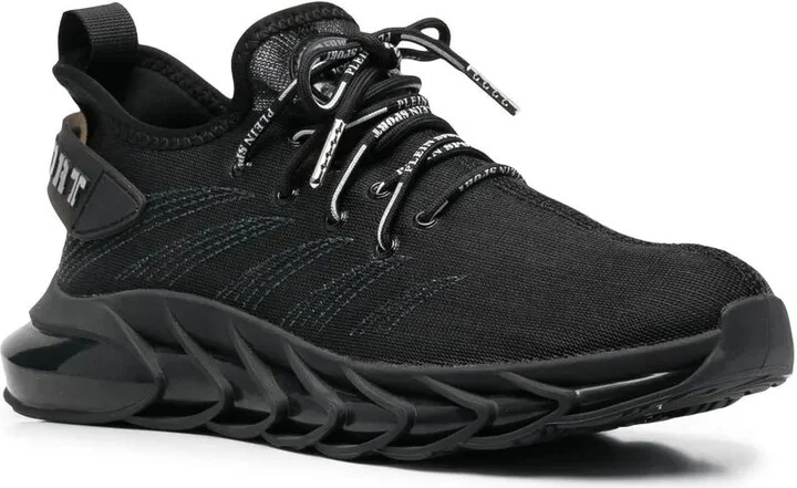 Panelled Lace-Up Sneakers - Image 2