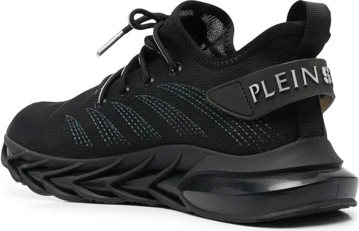 Panelled Lace-Up Sneakers - Image 3