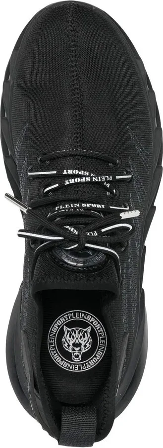 Panelled Lace-Up Sneakers - Image 4