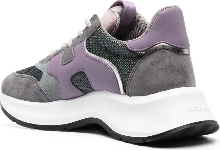 Panelled Lace-Up Sneakers - Image 3