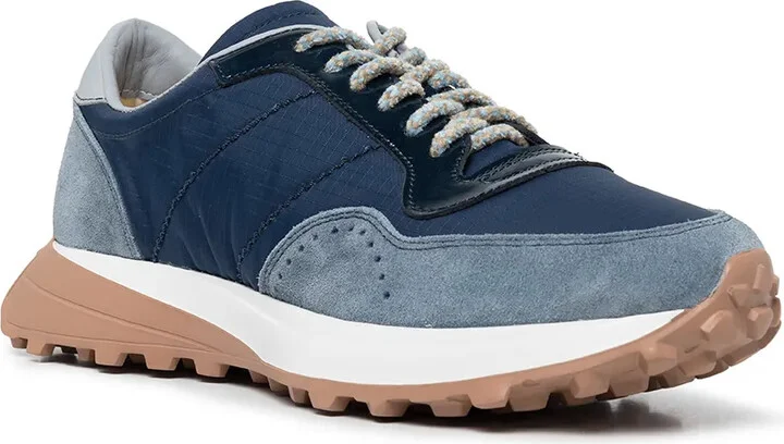 Panelled Lace-Up Sneakers - Image 2