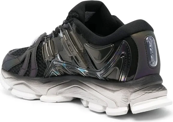 Panelled Lace-Up Sneakers - Image 3