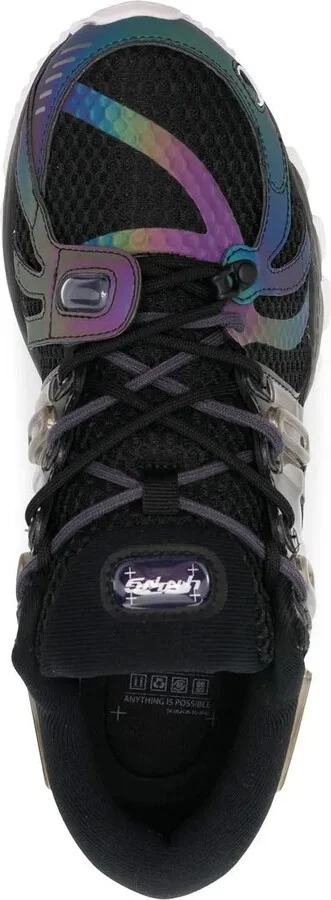 Panelled Lace-Up Sneakers - Image 4