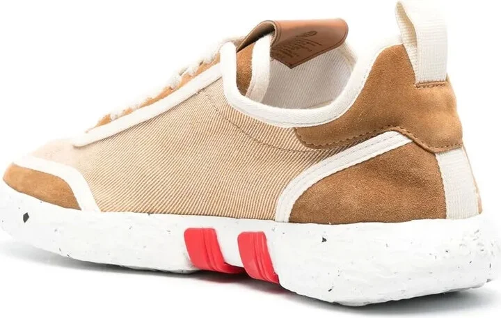 Panelled Lace-Up Sneakers - Image 3
