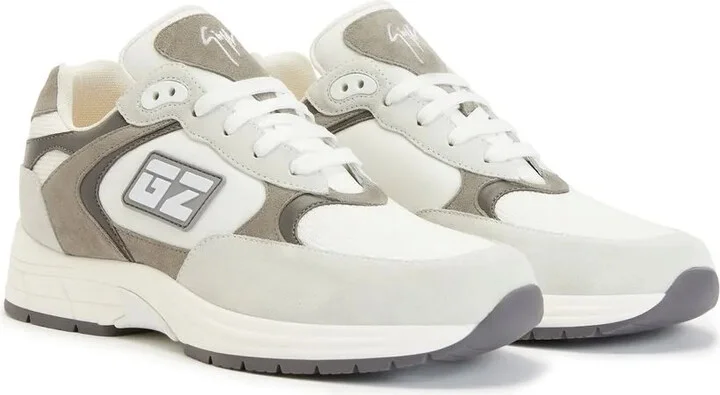 Panelled Lace-Up Sneakers - Image 2