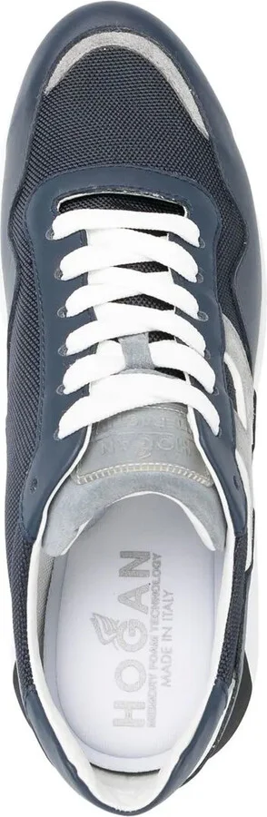 Panelled Lace-Up Sneakers - Image 4