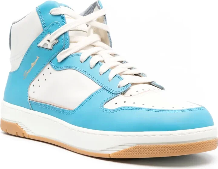 Panelled Lace-Up Sneakers - Image 2