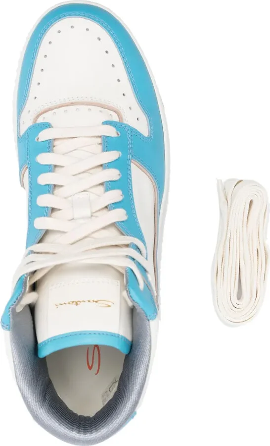 Panelled Lace-Up Sneakers - Image 4