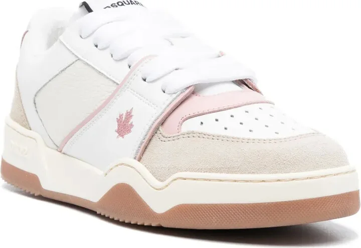Panelled Lace-Up Sneakers - Image 2