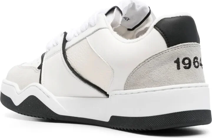 Panelled Lace-Up Sneakers - Image 3
