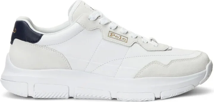 Panelled Lace-Up Sneakers