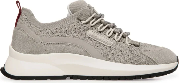 Panelled Lace-Up Sneakers