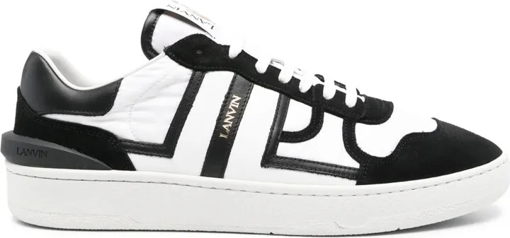 Panelled Lace-Up Sneakers