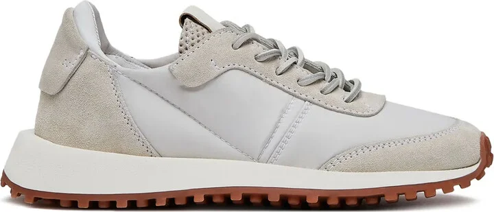 Panelled Lace-Up Sneakers