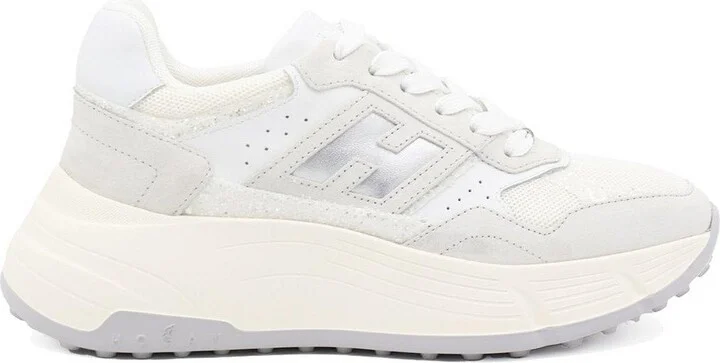 Panelled Lace-up Sneakers