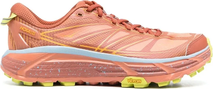 Panelled Lace-Up Sneakers