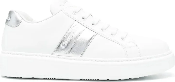 Panelled Lace-Up Sneakers