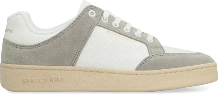 Panelled Lace-Up Sneakers
