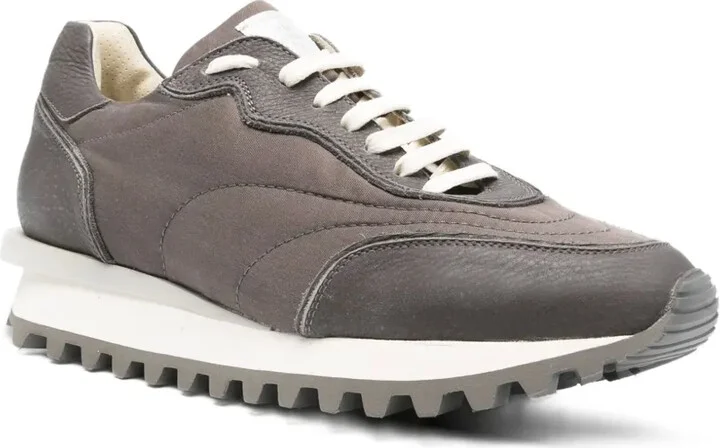 Panelled Lace-Up Trainers - Image 2