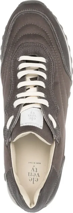 Panelled Lace-Up Trainers - Image 4