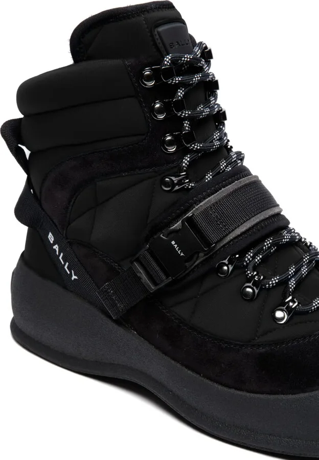 Panelled Leather Ankle Boots - Image 5