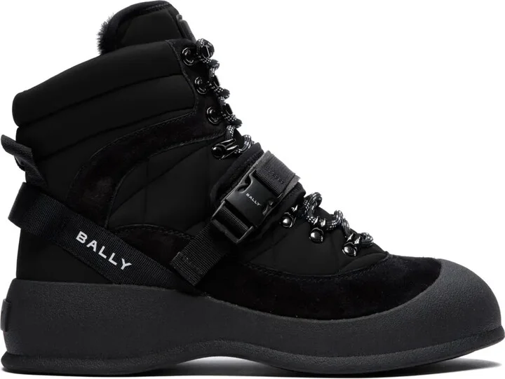 Panelled Leather Ankle Boots