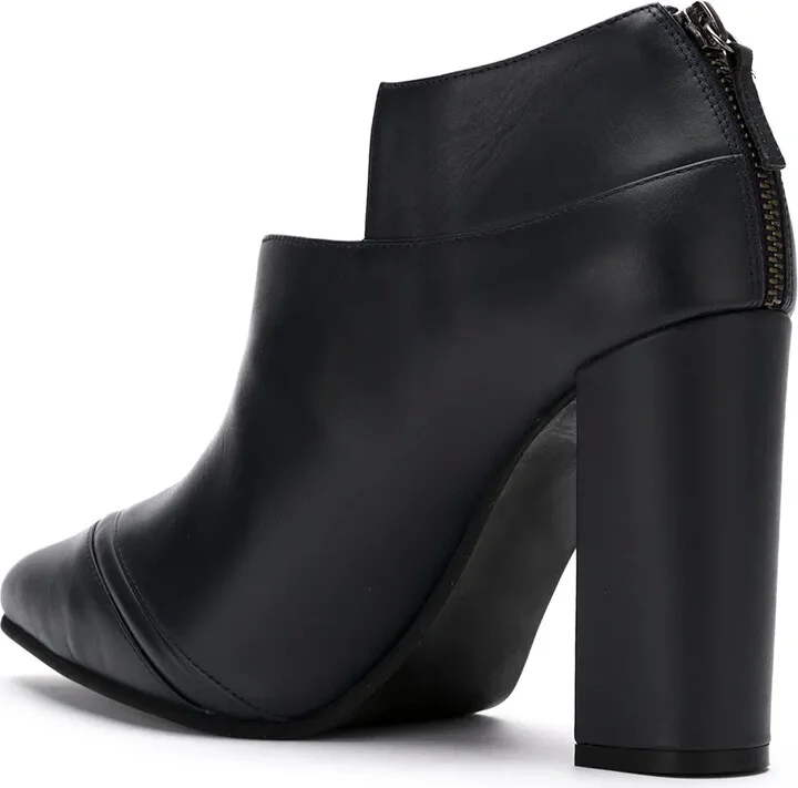 Panelled Leather Boots - Image 3
