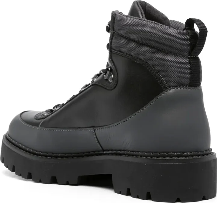 Panelled Leather Boots - Image 3