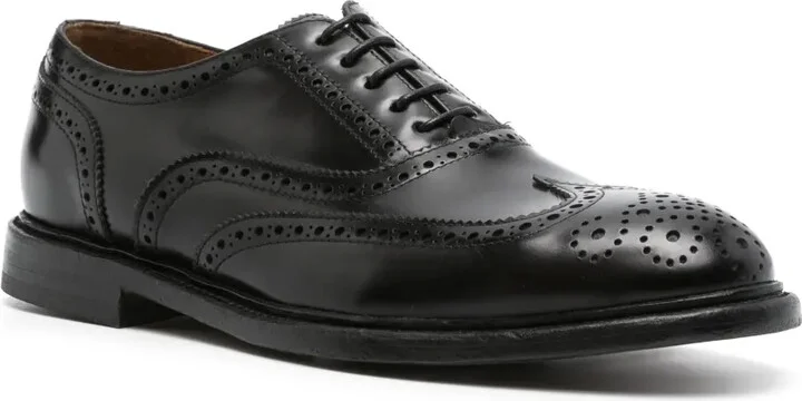 Panelled Leather Brogues - Image 2