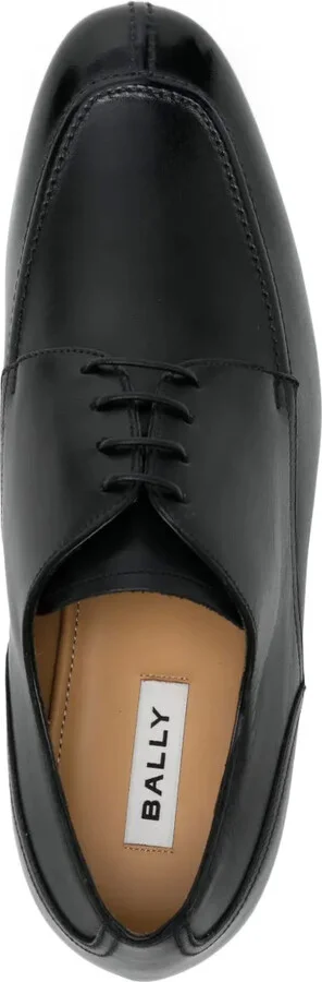 Panelled Leather Derby Shoes - Image 4
