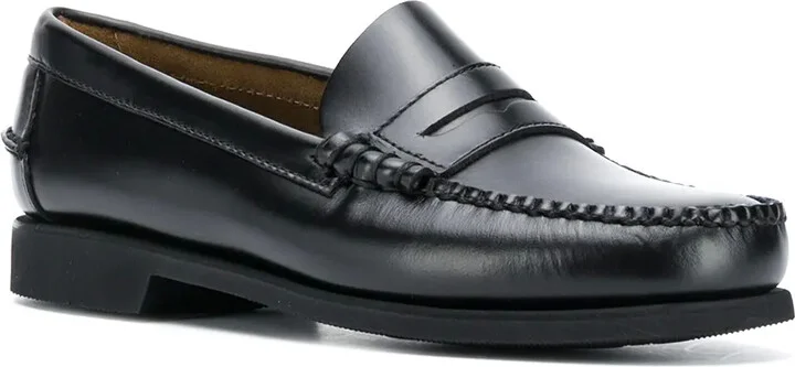 Panelled Leather Loafers - Image 2