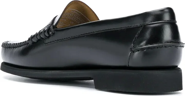 Panelled Leather Loafers - Image 3