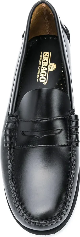 Panelled Leather Loafers - Image 4
