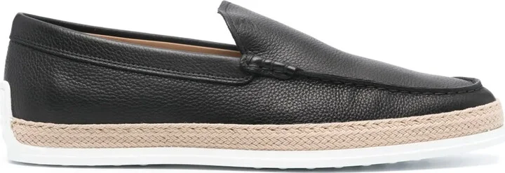 Panelled Leather Loafers