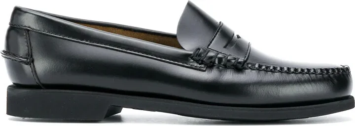 Panelled Leather Loafers