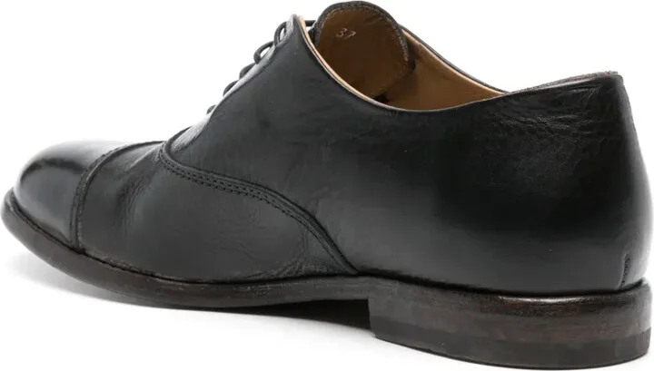 panelled leather Oxford shoes - Image 3