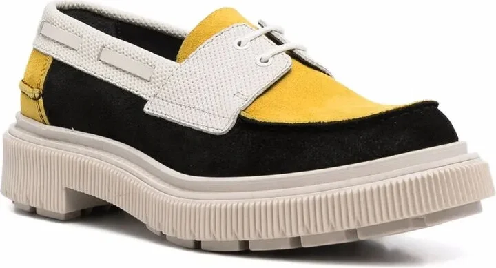 panelled leather Oxford shoes - Image 2