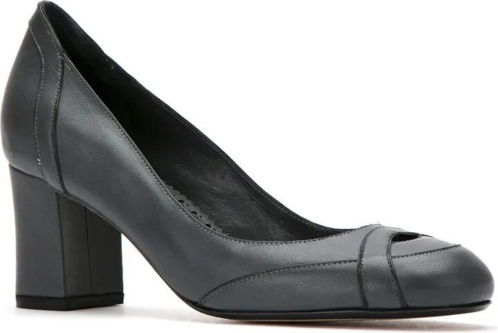 Panelled Leather Pumps - Image 2