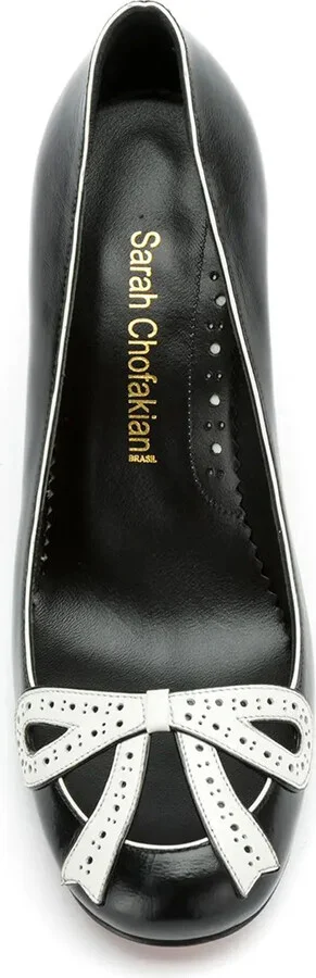 Panelled Leather Pumps - Image 4