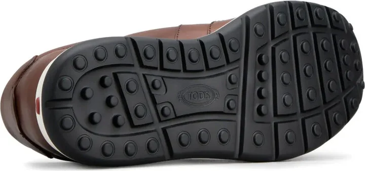 Panelled Leather Sneakers - Image 4