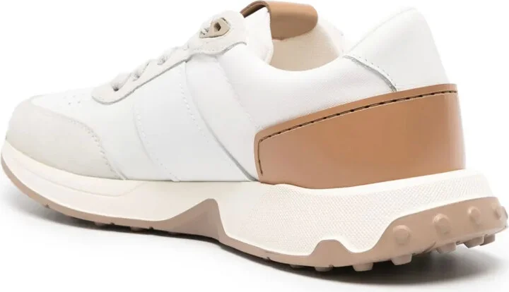 Panelled Leather Sneakers - Image 3