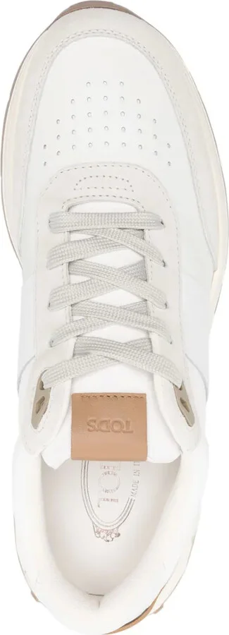 Panelled Leather Sneakers - Image 4