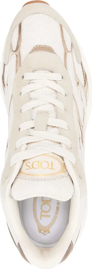 Panelled Leather Sneakers - Image 4