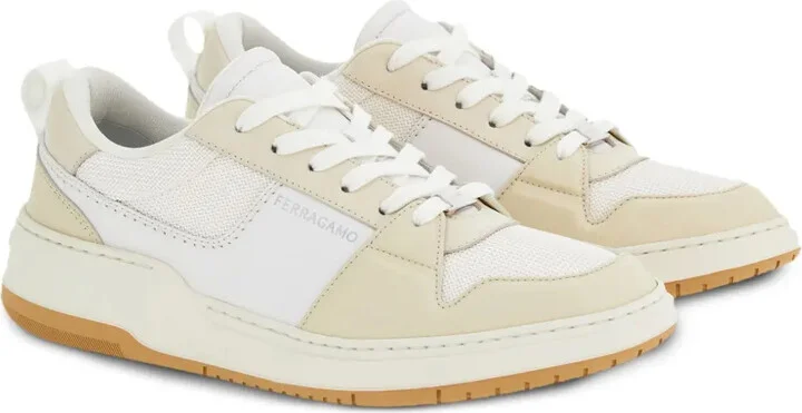 Panelled Leather Sneakers - Image 2