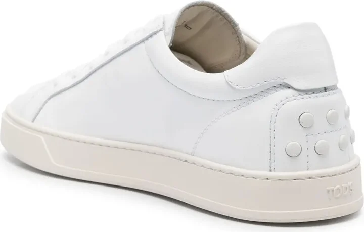 Panelled Leather Sneakers - Image 3