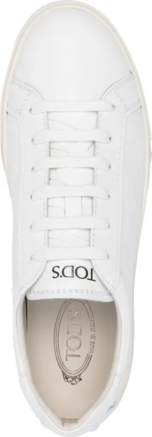 Panelled Leather Sneakers - Image 4