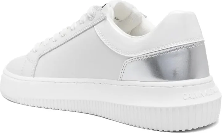 Panelled Leather Sneakers - Image 3
