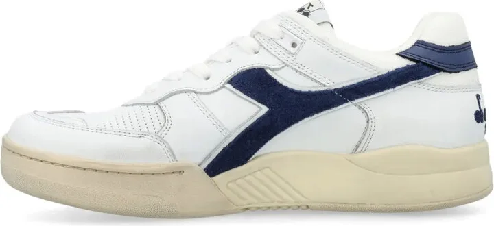 Panelled Leather Sneakers - Image 4