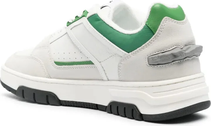 Panelled Leather Sneakers - Image 3